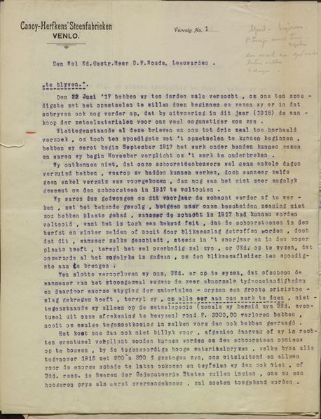 Bestand:Brief Canoy-Herfkens aan Wouda d.d. 11 november 1918 deel 2.jpg
